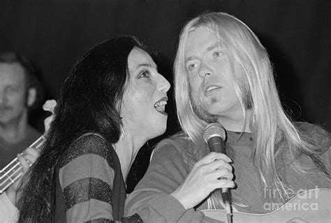 Cher And Gregg Allman Performing Photograph by Bettmann | Fine Art America