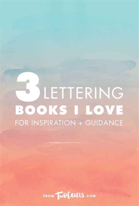 3 Lettering books I love — Weronika Zubek