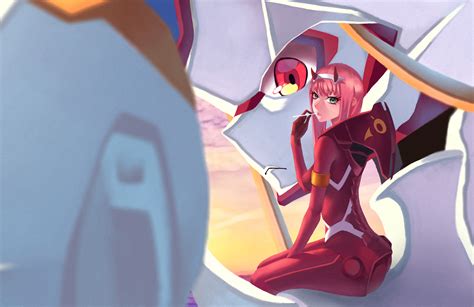 Anime Girl Pink Hair Zero Two Darling In The FranXX, HD Anime, 4k Wallpapers, Images ...