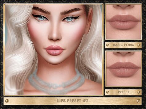 The Sims Resource - LIPS PRESET #2