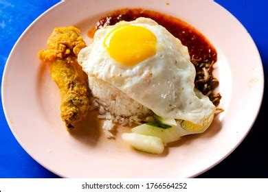 Picture Nasi Lemak Telur Mata Fried Stock Photo 1766564252 | Shutterstock