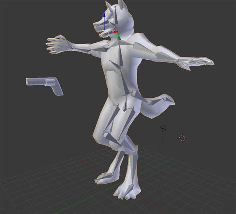 Anthro Wolf model + bones - Blender 3D Models : Blender 3D Models