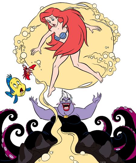 Ursula, Vanessa, Flotsam & Jetsam Clip Art | Disney Clip Art Galore