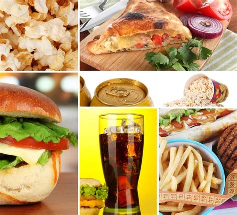 Collage of fast food — Stock Photo © belchonock #30231905