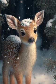 Baby Deer Snow Images – Browse 7,262 Stock Photos, Vectors, and Video ...