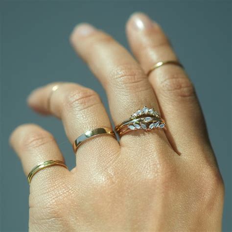 Jasmine Ring, Mother of Pearl | Pearls, Toronto jewelry, Engagement jewelry