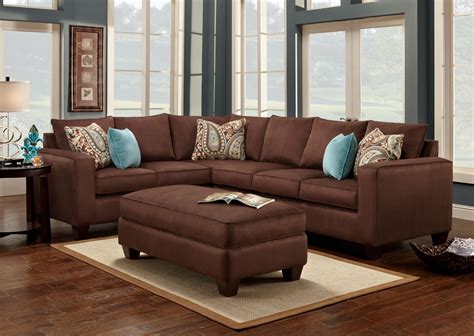 Chocolate Brown Living Room Color Schemes With Brown Leather Furniture - From the dark shades of ...