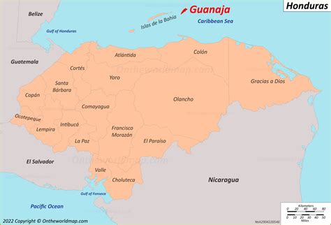 Guanaja Map | Honduras | Detailed Maps of Guanaja Island