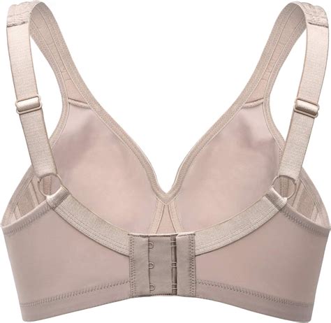 Wingslove Womens Comfort Minimizer Bra Wirefree Non Padded Seamless ...