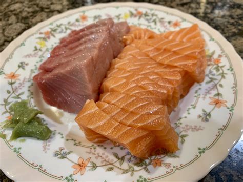 Salmon & Tuna Belly : sushi