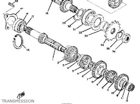 Yamaha RD250 1975 USA parts lists and schematics