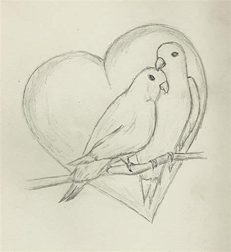 Love Bird Drawing at GetDrawings | Free download