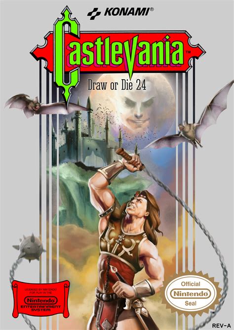 ArtStation - Castlevania NES cover A