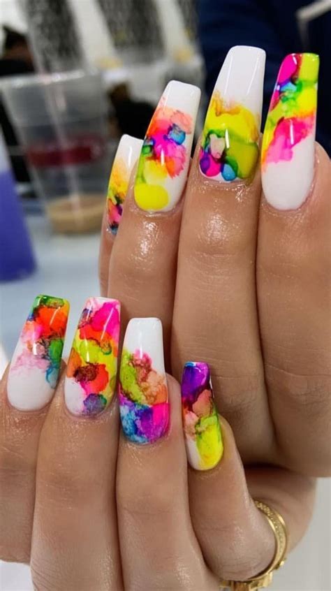 58+ Stylish and Bright Summer Nail Design Colors and Ideas # ...