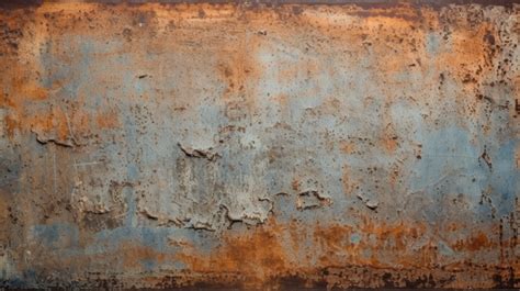 Detailed Closeup Of Textured Rusted Metal Plate Background, Grunge Wallpaper, Old Wallpaper ...