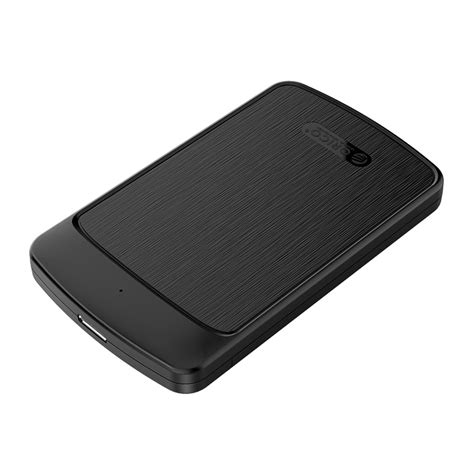 2.5 inch hard disk enclosure with sliding cover - Black - Orico