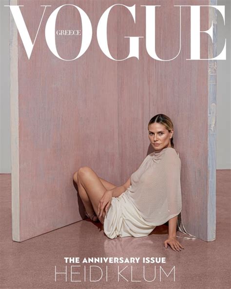 Heidi Klum in Vogue Greece April 2023 Cover Photos