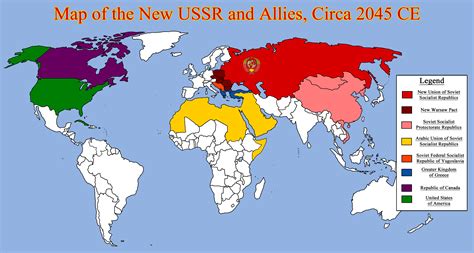 Ussr Map Cold War