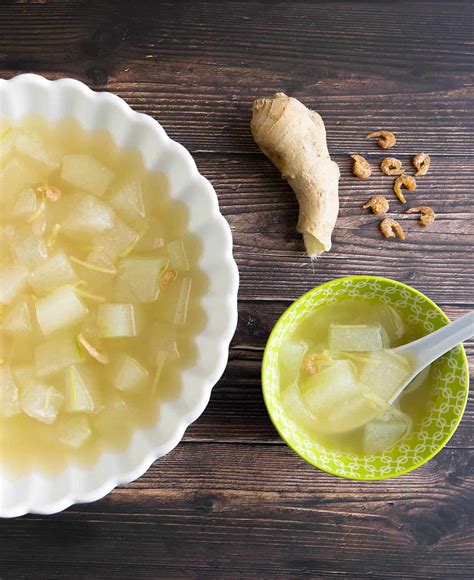 Chinese Winter Melon Soup Recipe - 冬瓜汤 Dong Gua Tang