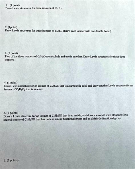 SOLVED: Draw Lewis structures for three isomers of C2H6. Draw Lewis structures for three isomers ...