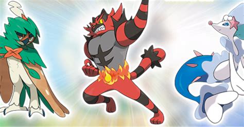 Pokemon Sun and Moon Starter Pokemon Final Evolutions Officially Revealed | The Escapist