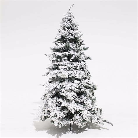 Snowy Illuminated Christmas Tree