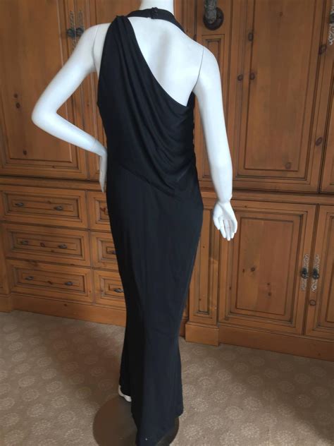 Chanel Vintage Black Evening Dress For Sale at 1stdibs