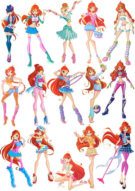 Winx Club all Bloom outfits 2 | Cluboutfits, Kleding