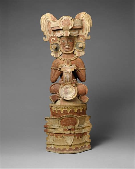 Maya artist(s) | Censer with seated king | Maya | The Metropolitan Museum of Art