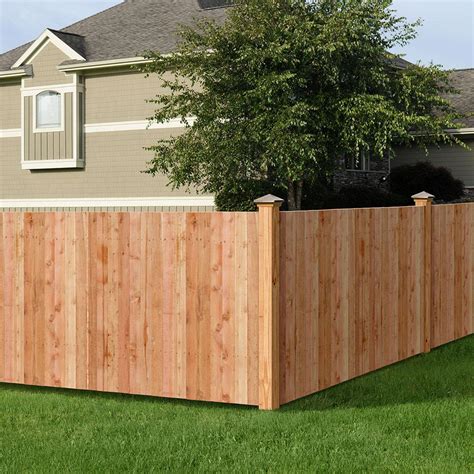 Western Red Cedar Flat Top Fence Picket Outdoor Garden Lawn Fencing Wood 13-Pack 90489405915 | eBay