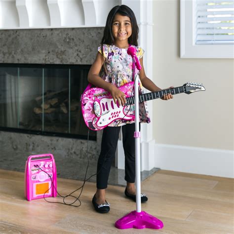 BCP Kids Electric Guitar Toy Play Set w/ 6 Songs, Microphone, Amp 691205380594 | eBay