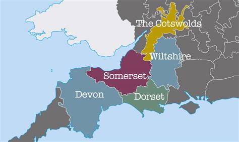 Foot Trails’ map of South West England | Foot Trails