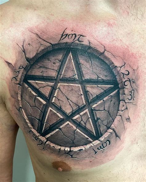 Wiccan Pentagram Tattoo