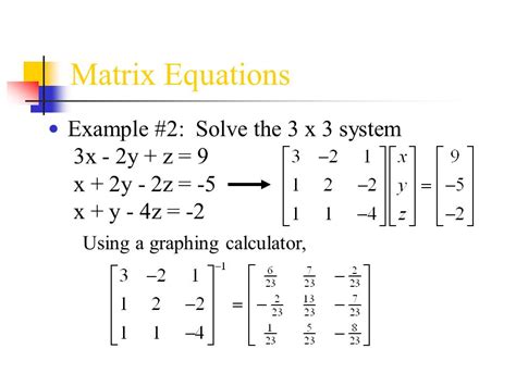 Solution Of Matrix Equation Calculator - Tessshebaylo