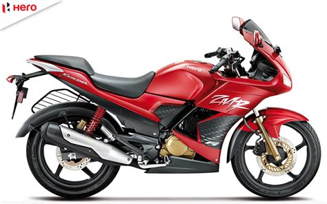 2014 New Hero Karizma ZMR Side View 'Red'