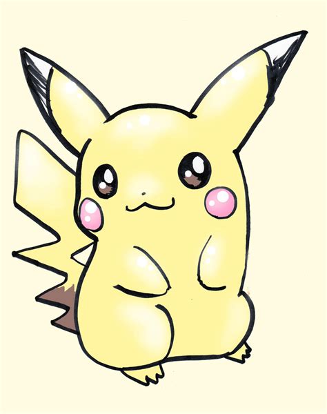 Images For > Cute Baby Pikachu Drawings