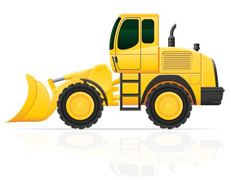 bulldozer for road works vector illustration 515970 Vector Art at Vecteezy