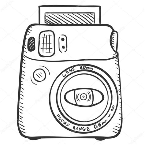 Camera sketch | Photo Camera Sketch — Stock Vector © nikiteev #120341436