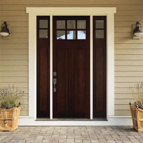 Krosswood Doors Craftsman Douglas Fir Exterior Wood Door Collection - The Home Depot