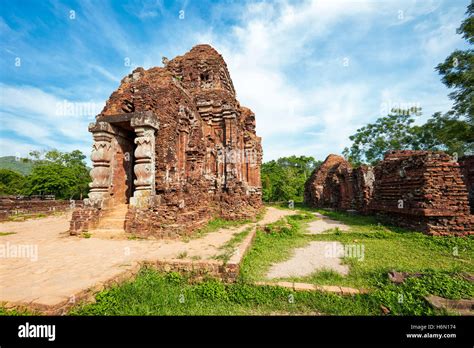 Kalan (sanctuary tower) in Group C. My Son Sanctuary, Quang Nam Province, Vietnam Stock Photo ...