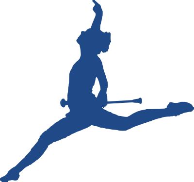 Baton Twirler Silhouette - Openclipart