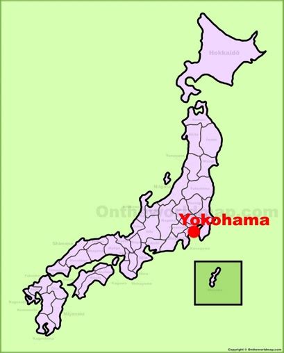 Yokohama Map | Japan | Detailed Maps of Yokohama