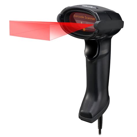 Adesso NuScan 7600TU 2D Antimicrobial Handheld Barcode Scanner - Black ...