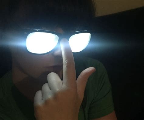 Glowing Comic/Anime Character Glasses : 4 Steps (with Pictures) - Instructables