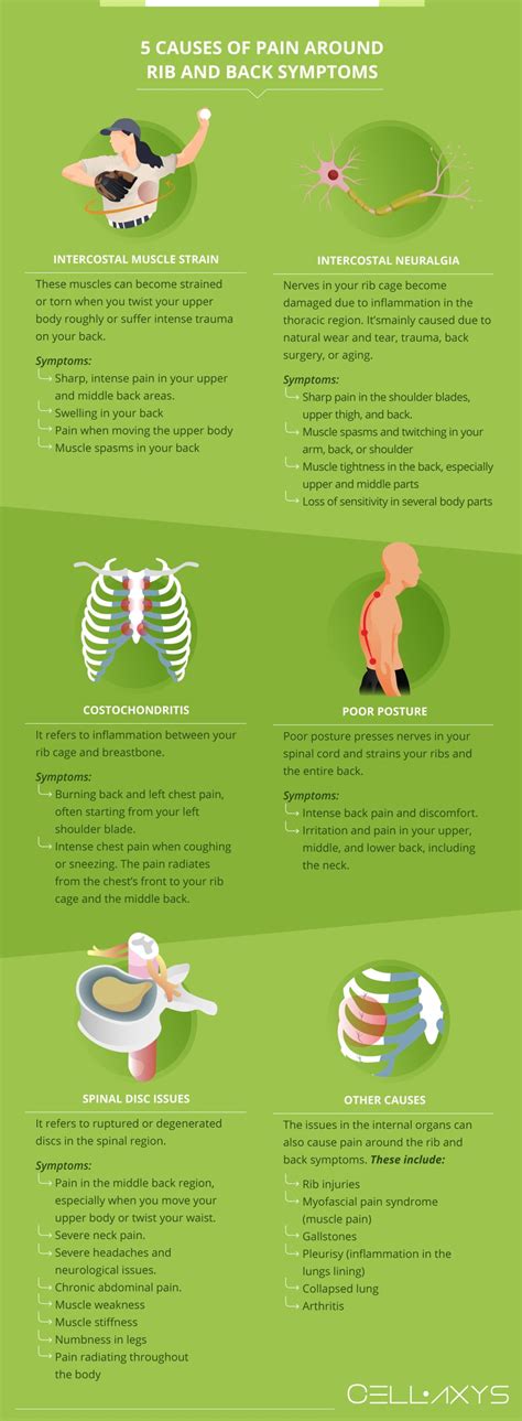 What Causes Pain Around Ribs And Back Symptoms? - Cellaxys