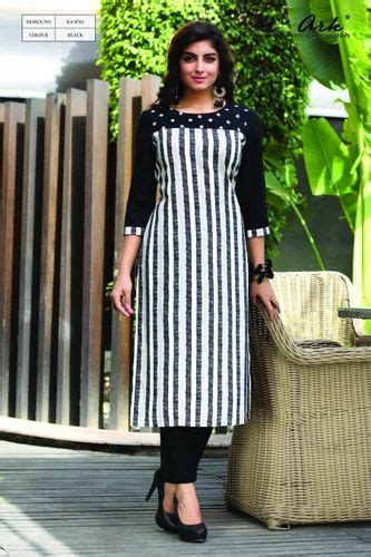 COTTON KURTI - PRINTED KURTI WITH EMBROIDERY Manufacturer from Noida