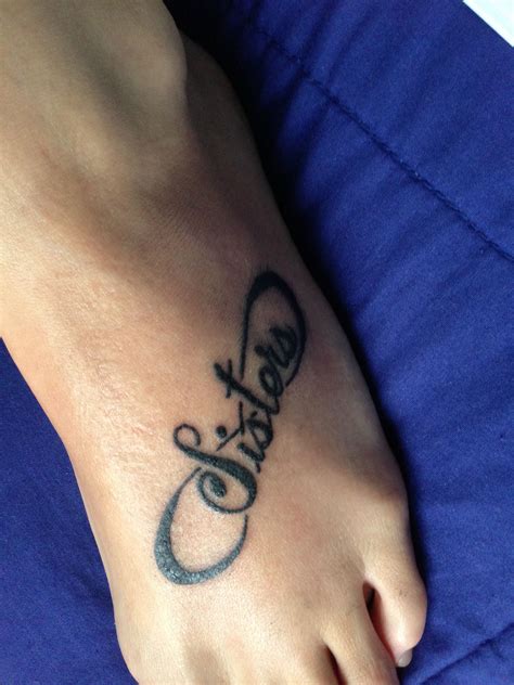 infinity sister tattoo! | Sister tattoos, Tattoos, Family tattoos