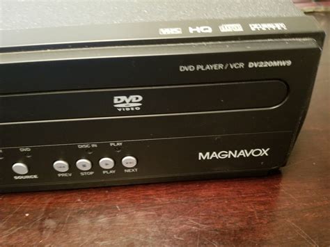 Magnavox BLACK DVD VCR Combo Player VHS Recorder MODEL DV220MW9 parts ...