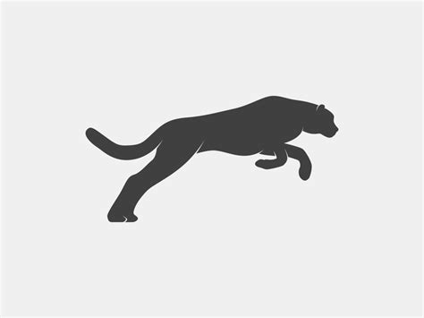 cheetah vector silhouette 11293917 Vector Art at Vecteezy