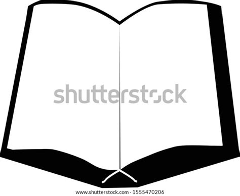 Open Book Black Silhouette Vector Illustration Stock Vector (Royalty Free) 1555470206 | Shutterstock